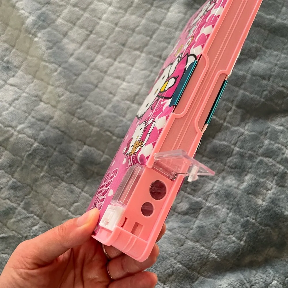 Hello Kitty‎ Pink Pencil double sided Case with built in pencil sharpener